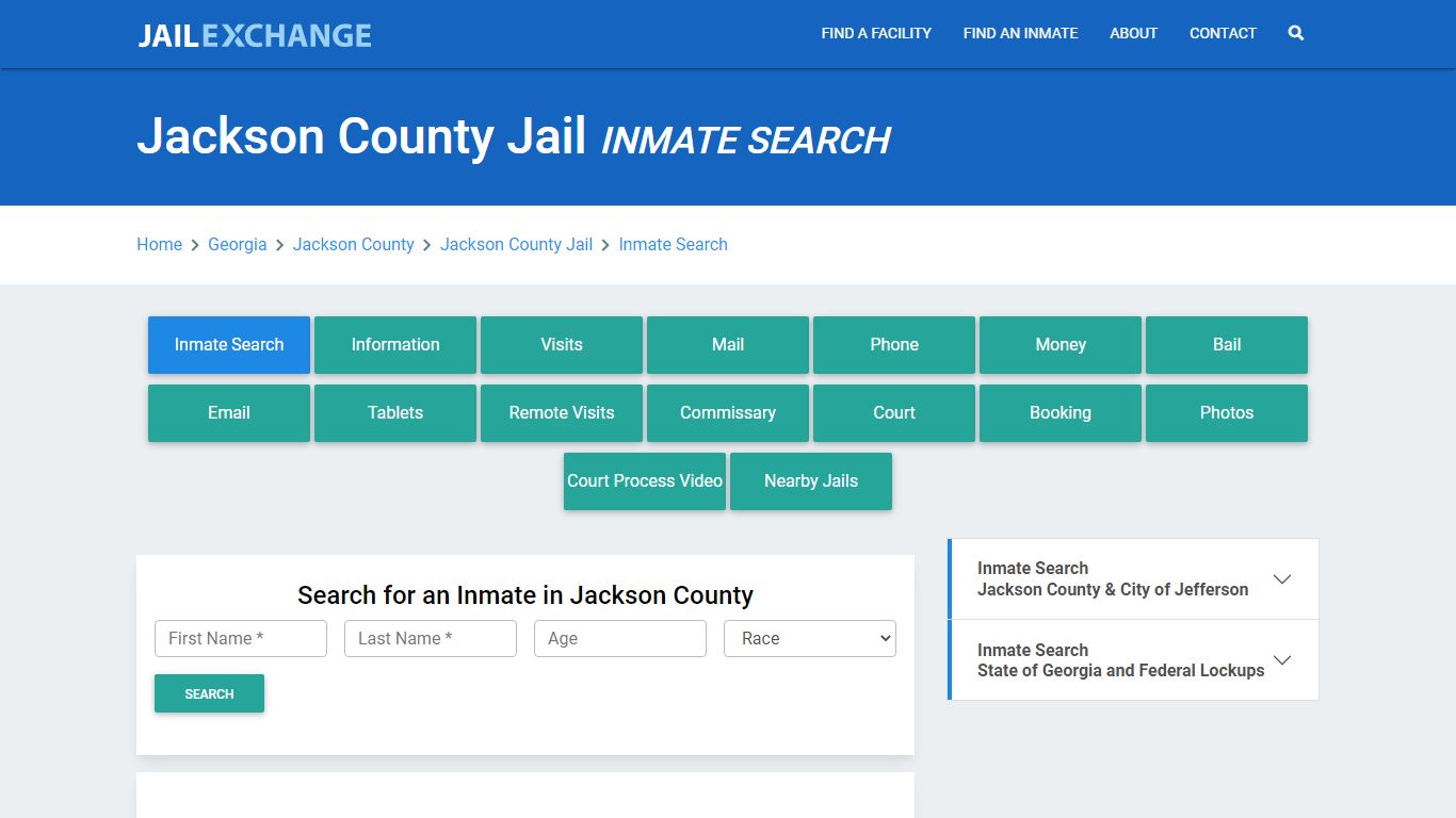 Jackson County Jail, GA Inmate Search: Roster & Mugshots