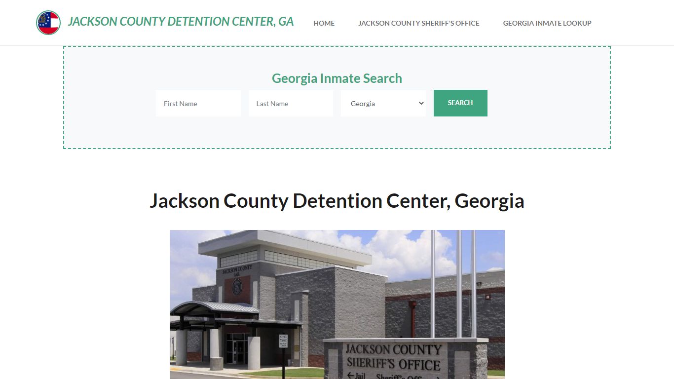 Jackson County Detention Center, GA Inmate Roster, Offender Search